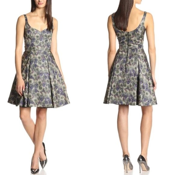 French Connection Morie Meadow Fit & Flare Dress - Picture 3 of 6